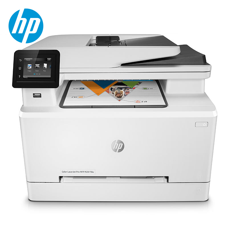 惠普（HP）281fdw/281fdn A4彩色激光打印复印扫描传真多功能一体机